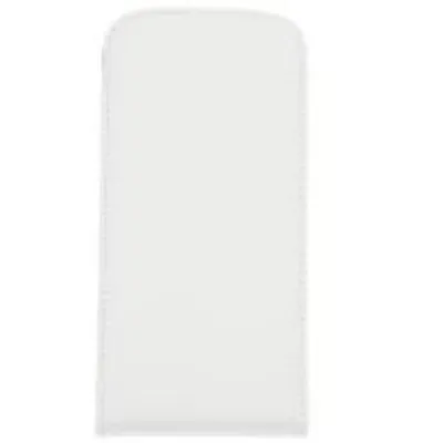 Produktbild von Slim Leder Flip Hülle für Galaxy S5 Mini Weiß Handy Tasche Schutz Case