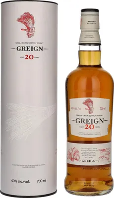 Image de Greign 20 Years Old Single Grain Scotch Whisky 40% Vol. 0,7l en boîte cadeau