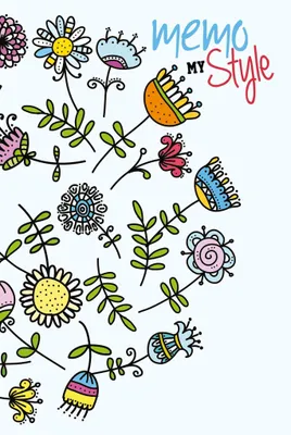 Produktbild von RNK Notizbuch Wild Flowers liniert 64 Seiten 8x13cm