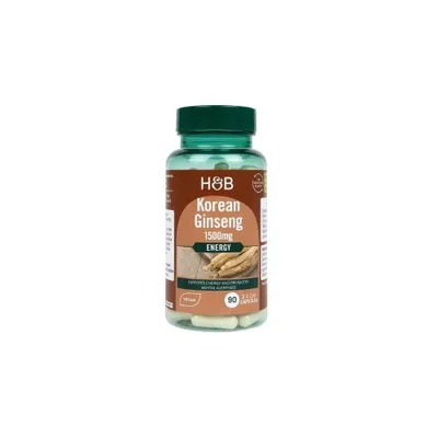 Productafbeelding van Holland & Barrett Koreaanse Ginseng 1500 mg, 90 tabletten