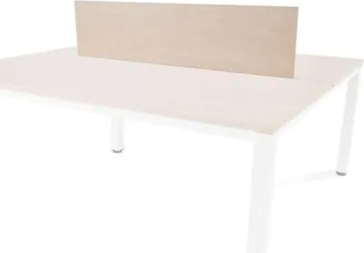 Produktbild von Trennwand 40x136cm Melamin buche (Doppeltisch Melaminplatte).