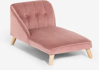 Produktbild von Liegestuhl Sofa für Hunde und Katzen aus Samt Serin - Pink