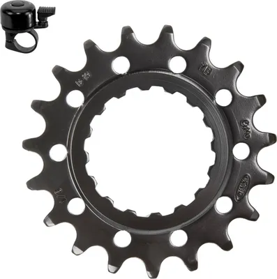 Produktbild von KMC 19 Zähne Gen. 2 Kettenblatt 1/2 x 1/8" 10.000km inkl. maxxi4you Fahrradklingel