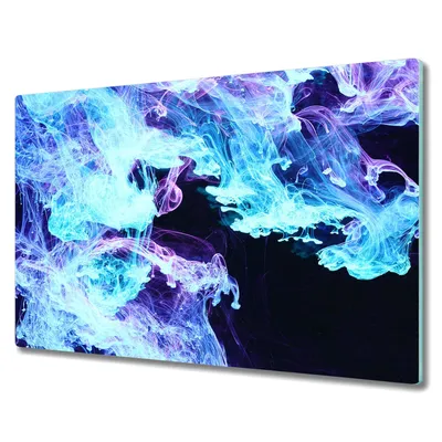 Produktbild von Coloray Hackbrett Kochplattenabdeckung Herdabdeckplatte 80x52 cm Schneidebrett Küchenbrett - heller Rauch