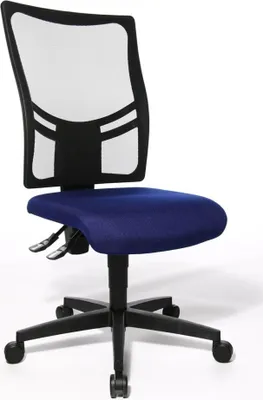 Produktbild von Topstar Bürodrehstuhl ohne Armlehnen, blau