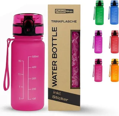 Productafbeelding van Lekvrije Kinderd Drinkfles 500 ml BPA-vrij voor School en Sport