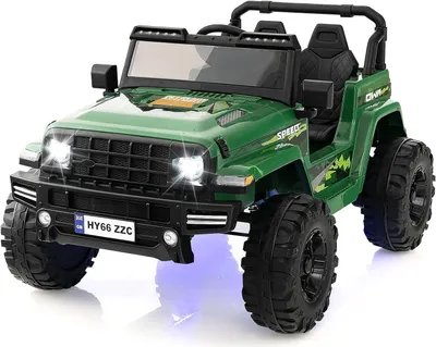 Immagine prodotto di COSTWAY 24V auto elettrica per bambini, auto elettrica per bambini a 2 posti, per bambini da 3 anni (verde)