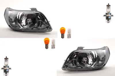Produktbild von Scheinwerfer passend für Chevrolet Aveo 08 04/08- Leuchtmittel Set Li Re 96650754 96650755 Johns