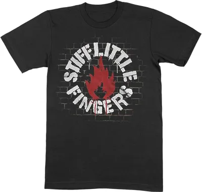 Obrázek produktu pro Stiff Little Fingers - Tričko pro muže/dámy Uni RO7720 (S) (Black)