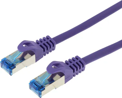 Image de LOGON SSTP Cat5e Câble réseau Violet 0,15 m (TCR55SS0015V)