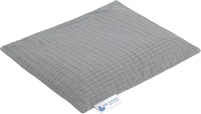 Produktbild von Medi Partners Kirschkernkissen Körnerkissen groß Wärmekissen 500g Rechteck 20x25cm Öko Natur 100% Baumwolle Wärme + Kältetherapie Massagetherapie (Grau)