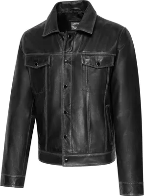 Produktbild von Stars & Stripes Western Biker Lammlederjacke Stone-Effect »CEDRIC« Gr.L