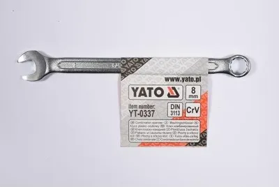 Productafbeelding van Yato YT-0337, 8 mm, Metallic, Staal, Chroom, 15°, 130 mm