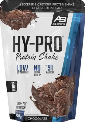 Produktbild von All Stars Hy-Pro Protein Shake - 400 g-Beutel Chocolate