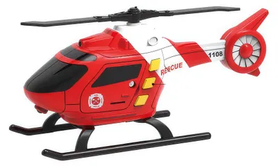 Image de Hélicoptère de sauvetage Wiky Vehicles, avec lumière et effets sonores, 16,5 cm