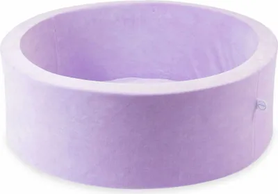 Produktbild von Bällebad 90x30 Velvet Soft Lila – Ohne Bälle / Ohne Bälle
