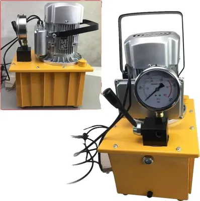 Obrázok produktu pre Elektrické hydraulické čerpadlo, 750 W, tlakový rozsah 10152 psi, objem oleja 7 l, prietok 0,6 – 5 l/min, rozmery 360 x 280 x 440 mm