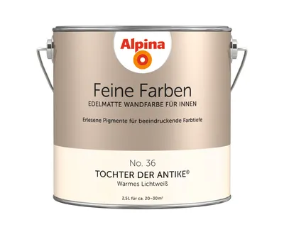 Produktbild von Alpina Feine Farben 2,5 Ltr. No. 36 Tochter der Antike Warmes Lichtweiß