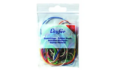 Zdjęcie produktu dla L„ufer RONDELLA Gummiringe im Beutel - 50 g, sortiert