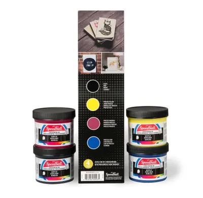 Produktbild von Speedball-Starter-Set für den Acryl-Siebdruck