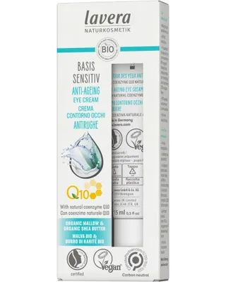 Produktbild von Lavera Basis Sensitiv Anti-Ageing Augencreme Q10
