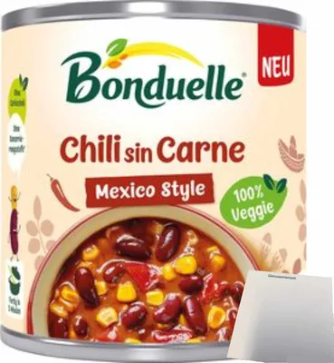 Produktbild von Bonduelle Chili sin Carne (400g Dose) + usy Block
