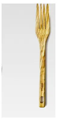 Produktbild von Olivengabel 30 cm aus Olivenholz mit Ölbeschichtung