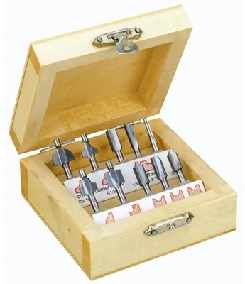 Produktbild von Holz-Profilfräserset Proxxon, 10 tlg.