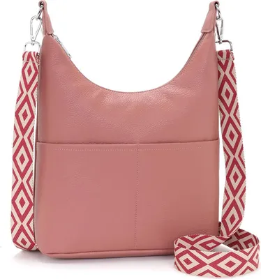 Immagine prodotto di Borsa a tracolla in  da donna grande 40x31x11cm rosa