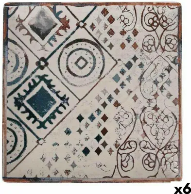Produktbild von Mediterraner Porzellanteller la mediterranean greece 24 x 24 x 2 cm (6 Stk.)