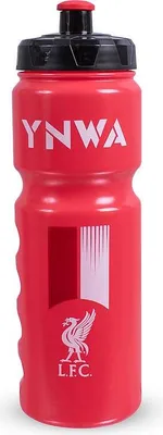 Image de Team Merchandise Liverpool Gourde en plastique 750ml - Bouteille d'eau de sport rouge