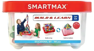 Produktbild von SmartMax Build & Learn, Bausatz, 1 Jahr(e), 100 Stück(e), 3,39 kg
