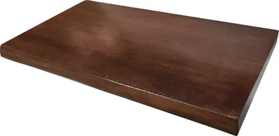 Produktbild von Holz Waschtischplatte 80 x 50 (55) x 4 cm für Aufsatzbecken Waschtischkonsole massiv Holz Waschtisch Eiche WENGE Neu