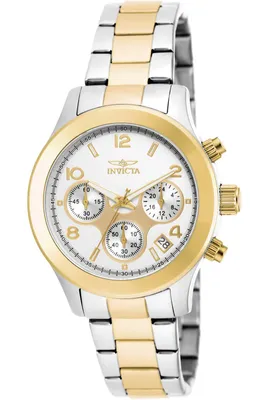 Obrázek produktu pro Invicta Angel 19219 Dámské Hodinky - Quartz Hnutí - Nerezová Ocel se Stříbrným Ciferníkem - 38 mm