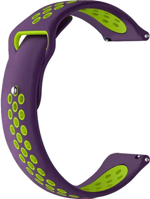 Immagine prodotto di Per Amazfit GTR 3 / GTR 3 Pro cinturino in plastica/silicone per orologio smart sport viola/verde