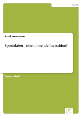 Produktbild von Sportaktien - eine lohnende Investition?