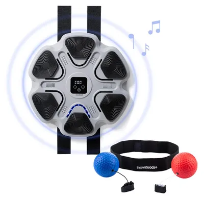 Produktbild von Trainings- & Reflexbälle Set + Wiederaufladbare Musik-Boxmaschine InnovaGoods