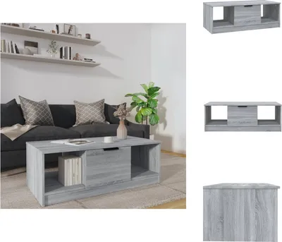 Obrázok produktu pre vidaXL Konferenčný stolík sivý Sonoma 102x50x36 cm materiál na báze dreva - Konferenčné stolíky