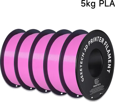 Immagine prodotto di Filamento PLA per stampanti 3D - 1,75 mm - Bobina da 5 kg - Tolleranza ±0,03 mm - Lunghezza 343 m - Rosa