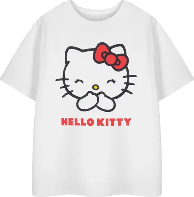 Obrázek produktu pro Hello Kitty - dívčí tričko s krátkým rukávem NS8951 (116) (Bílá)