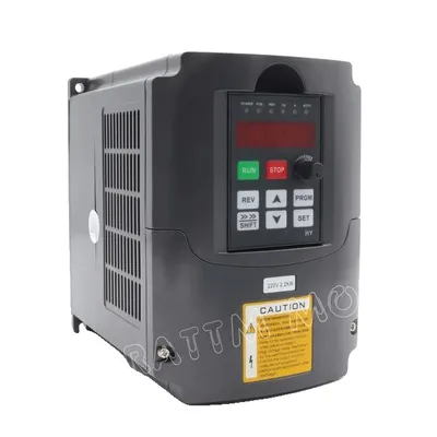 Zdjęcie produktu dla Przetwornica częstotliwości, sterowanie PID, wszechstronna zgodność faz, 3 kW 220 V