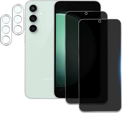Produktbild von Samsung Galaxy S23 FE 2x Sichtschutz + Kameraschutz 9H HD Folie