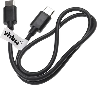 Produktbild von vhbw USB C Ladekabel für Laptops, Tablets, Smartphones, u.a. - USB C Kabel, 50 cm, 3,0 A, 60 W Schwarz