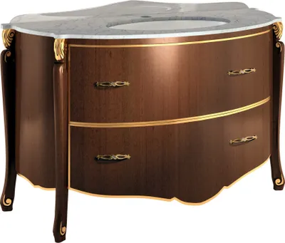 Image de Klassischer Waschtisch Schrank Waschbecken Unterschrank Italienisches Badezimmer