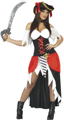 Produktbild von Guirca Piratenkostüm Für Frauen  M  M
