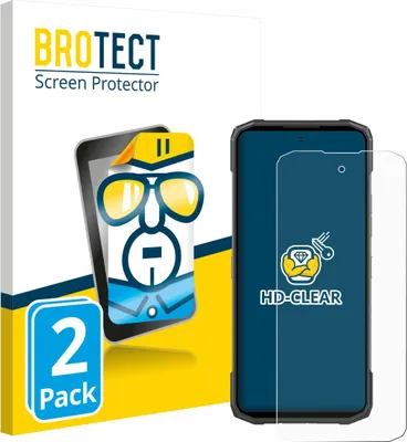 Produktbild von 2x Für Doogee Blade 20 Schutzfolie BROTECT Displayschutz Display Schutz Folie Klar Transparent
