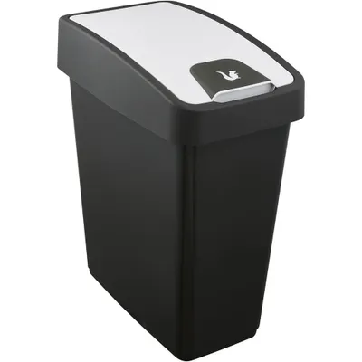 Image de keeeper poubelle "magne", 25 litres, anthracite / crème