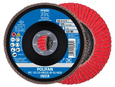 Zdjęcie produktu dla PFERD 67712580, 12,5 cm, 2,22 cm, 12200 RPM, 80 g, 10 szt.