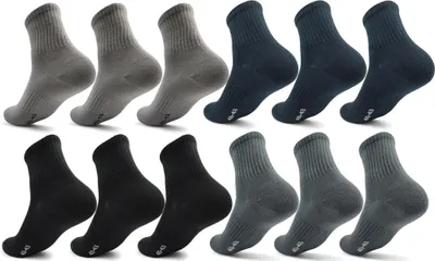 Produktbild von 12 Paar Herren Sport Sneaker Socken Quarter Socks Kurzsocken Halbsocken Mix2/40-43