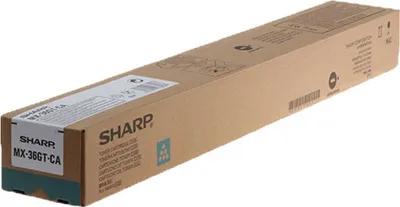 Zdjęcie produktu dla Sharp MX36GTCA, 15000 stron(y), Cyjan, 1 szt.